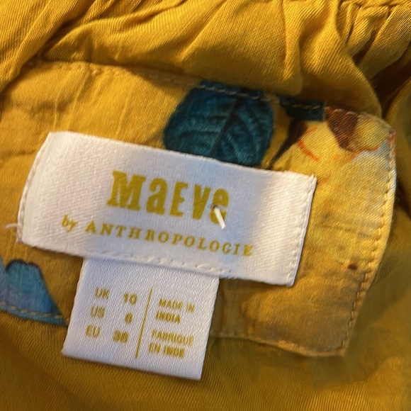 Anthropologie Maeve High-Low Pleated Dress - Picture 7 of 9